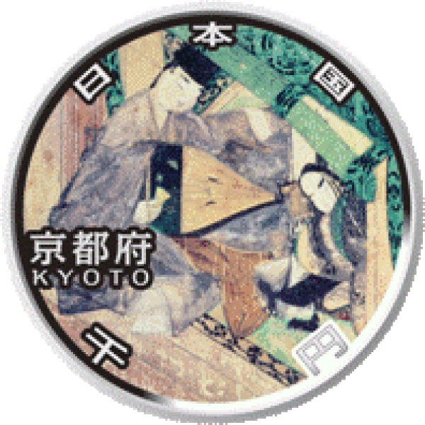 大阪府　京都府　高知県　福井県　地方自治法施行60周年記念コイン　500円