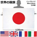 画像1: 世界の国旗（135cm・ハトメ紐付き） (1)