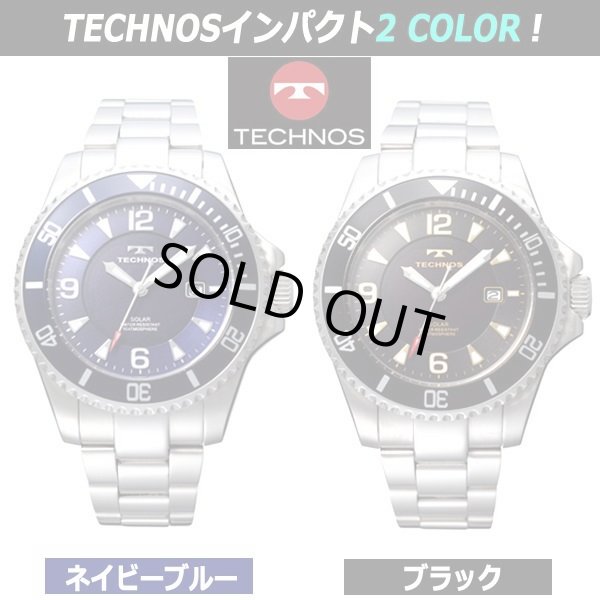 TECHNOS[テクノス]ソーラームーブメントスポーツ6・9・12インデックス
