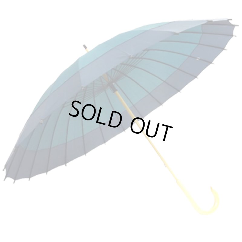 画像15: 24本骨和傘「蛇の目風色彩モダン配色」 (15)