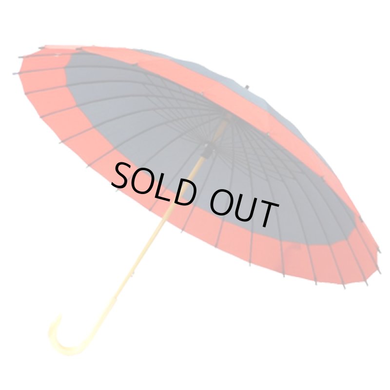 画像14: 24本骨和傘「蛇の目風色彩モダン配色」 (14)