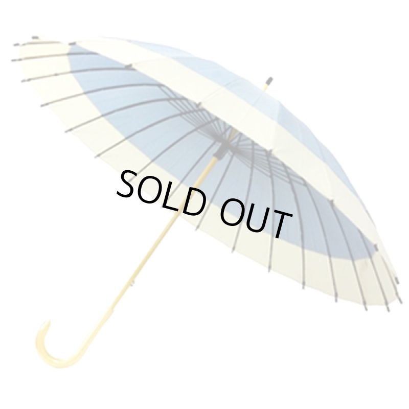 画像10: 24本骨和傘「蛇の目風色彩モダン配色」 (10)