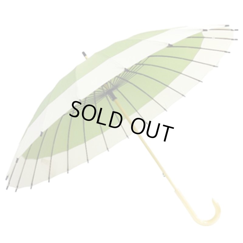 画像9: 24本骨和傘「蛇の目風色彩モダン配色」 (9)