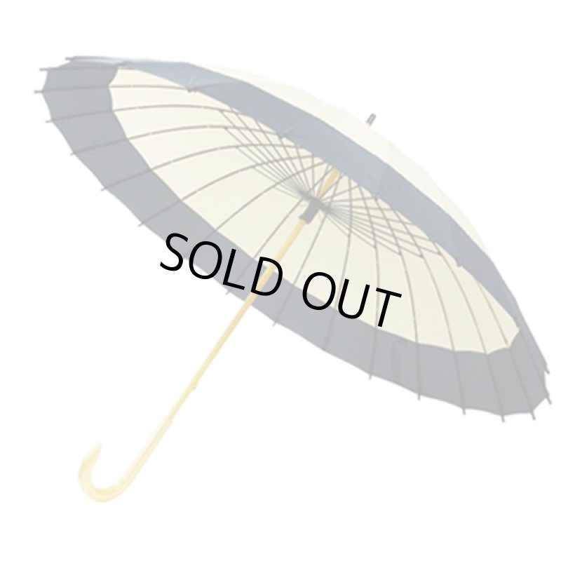 画像12: 24本骨和傘「蛇の目風色彩モダン配色」 (12)