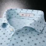画像3: mij（エムアイジェイ）小紋柄鹿の子７分袖シャツ２色組 (3)