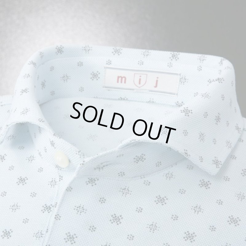 画像3: mij(エムアイジェイ)小紋柄鹿の子7分袖シャツ2色組 (3)