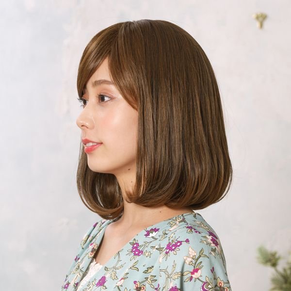 レディースウィッグ「フェミニンボブ (ミルキーブラウン)」JG-1122
