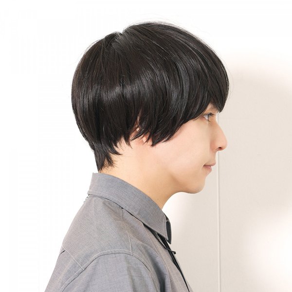 メンズウィッグ「ナチュラルマッシュ(スタンダードブラック)」JG-3511