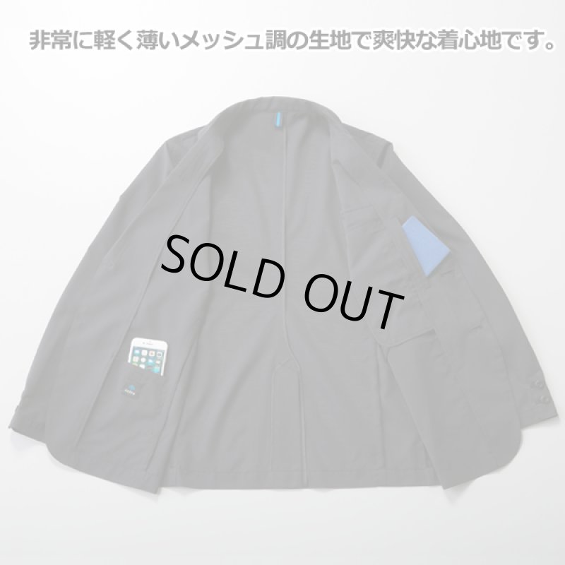画像3: AZITO(アジト)エアースルーテーラードジャケット (3)