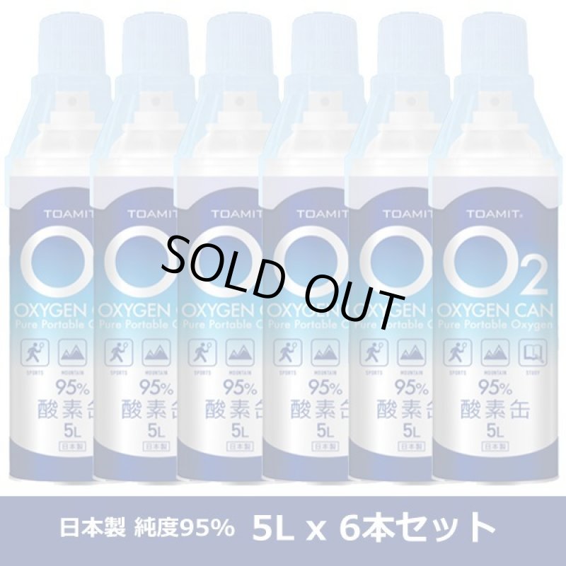 画像3: 携帯用酸素缶「OXY-IN (5リットル)」x6本セット (3)