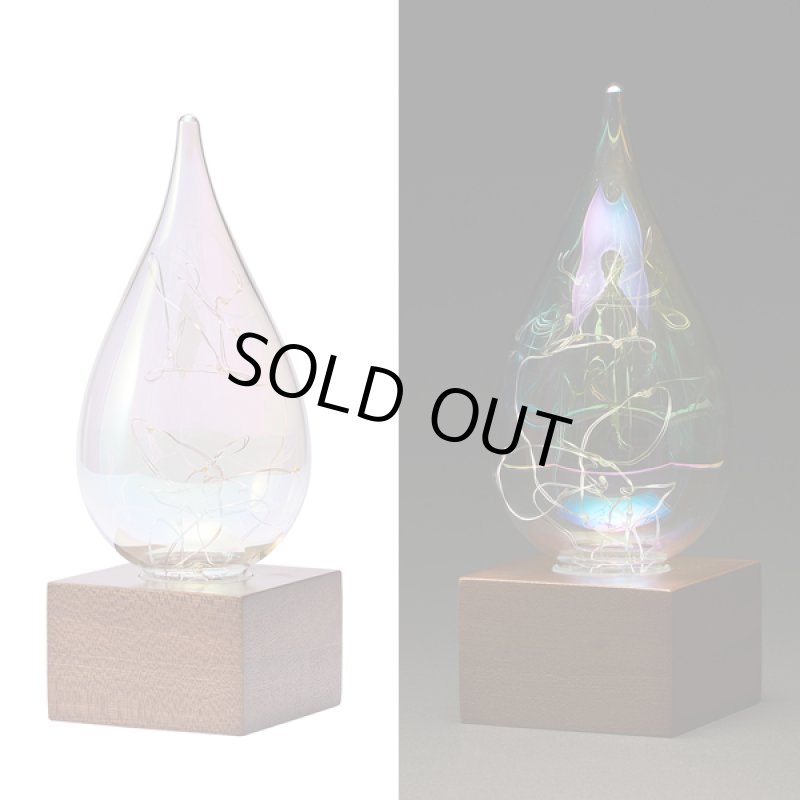 画像2: 卓上インテリア「しずくＬＥＤライト／オーロラ」 (2)