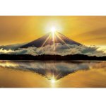 画像2: ジグソー日本の風景「黄金のダイヤモンド富士」フレームセット（1000P） (2)