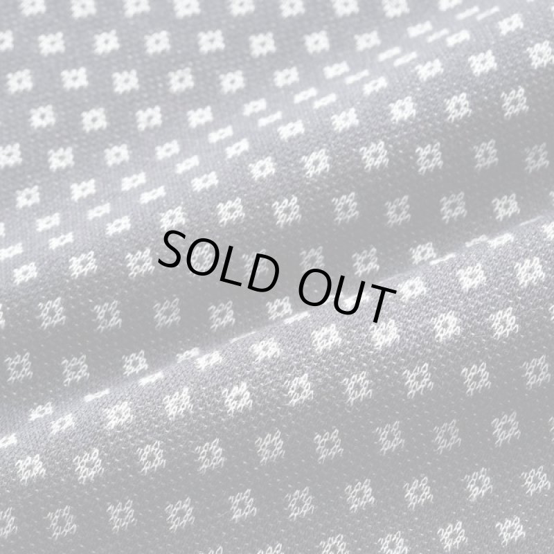 画像4: mij(エムアイジェイ)日本製ウール混ダイヤ柄シャツ2色組 (4)