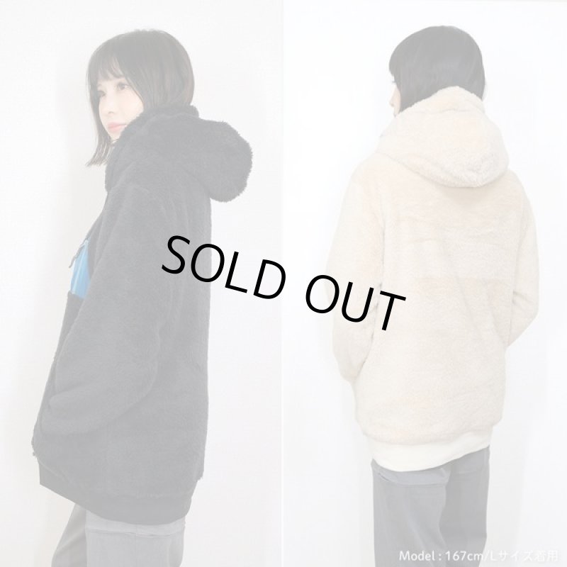 画像4: ゆるキャン△WILDERNESS EXPERIENCEコラボテントポケットボアパーカー (4)