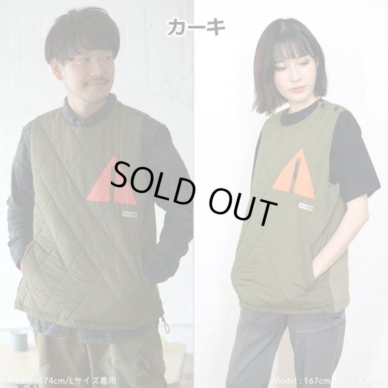 画像3: ゆるキャン△WILDERNESS EXPERIENCEコラボテントポケット中綿ベスト (3)