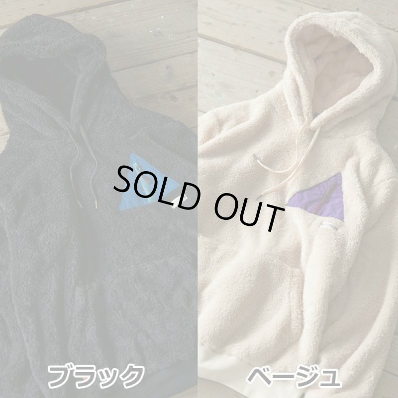 画像9: ゆるキャン△WILDERNESS EXPERIENCEコラボテントポケットボアパーカー (9)