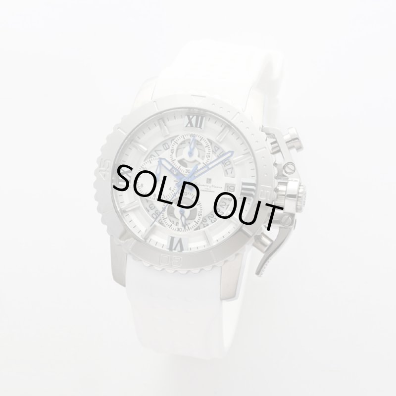 画像16: パーシャリースケルトンwithリューズガードSalavatore Marraクロノグラフウォッチ (16)