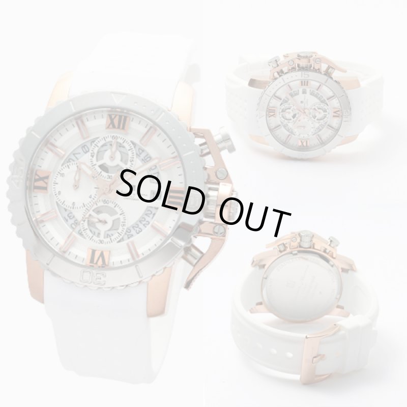 画像13: パーシャリースケルトンwithリューズガードSalavatore Marraクロノグラフウォッチ (13)