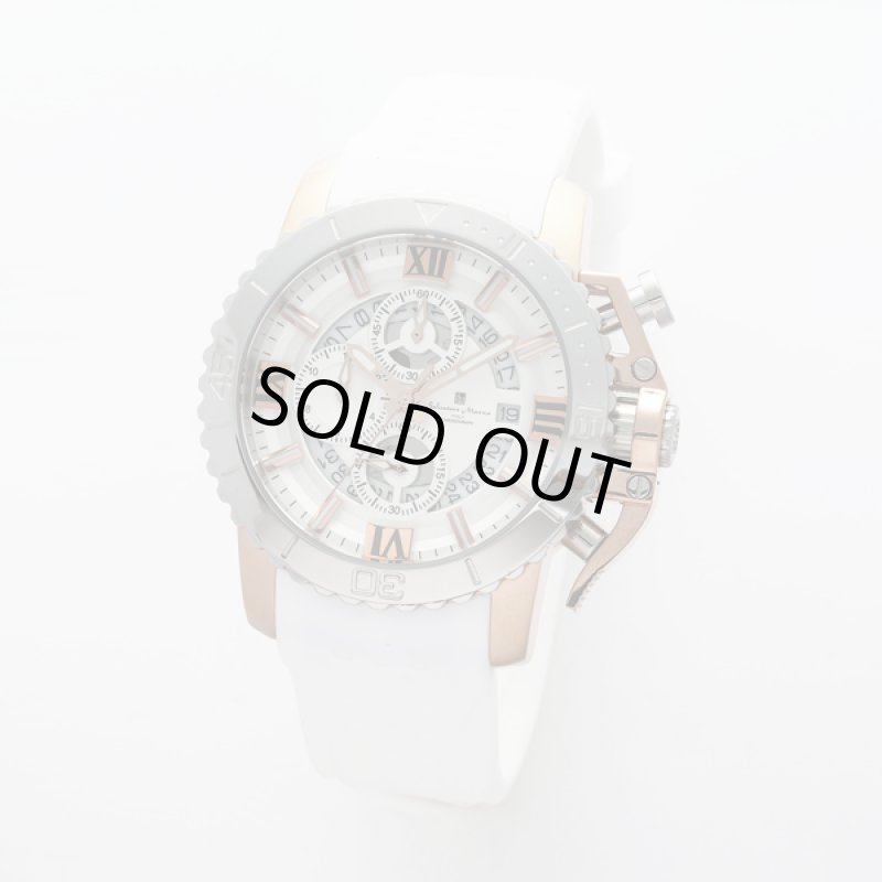 画像19: パーシャリースケルトンwithリューズガードSalavatore Marraクロノグラフウォッチ (19)