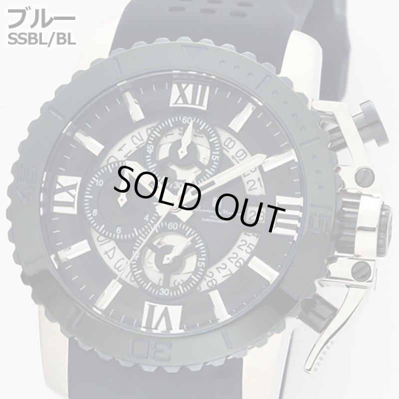 画像8: パーシャリースケルトンwithリューズガードSalavatore Marraクロノグラフウォッチ (8)