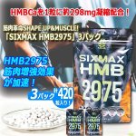 画像8: 筋肉革命SHAPE UP&MUSCLE!「SIXMAX HMB2975」3パック (8)