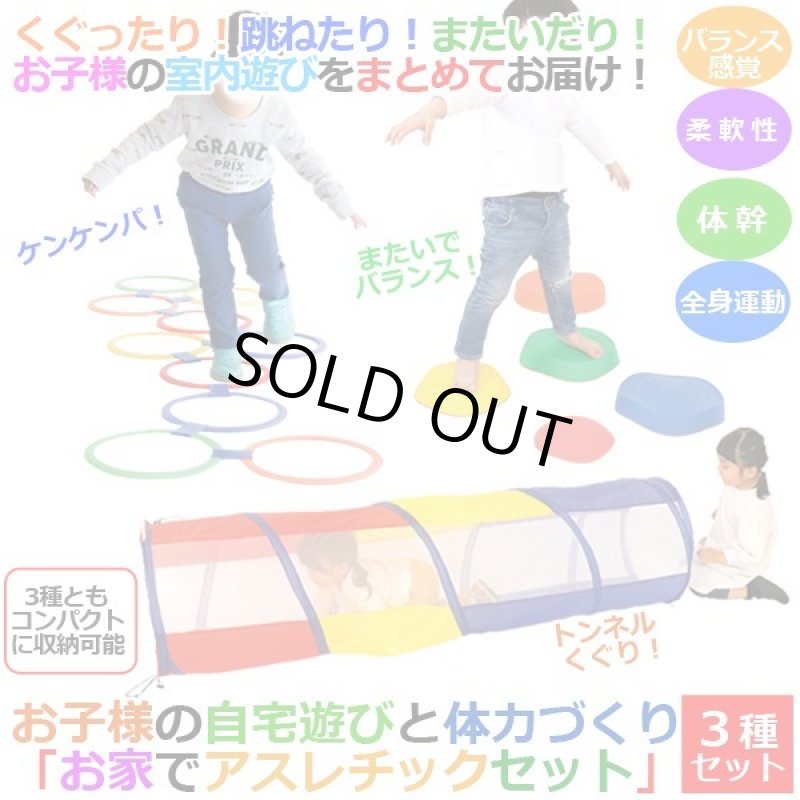 画像1: お子様の自宅遊びと体力づくり「お家でアスレチックセット」 (1)