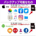 画像6: 送料無料！スマホを充電するたびに自動バックアップ！iOS＆Android対応キュービィデュオ＋microSDカード64GB (6)