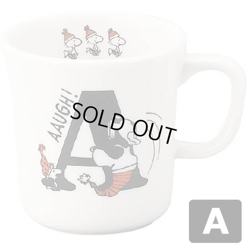 画像2: スヌーピーイニシャルマグ「オノマトペ」 (2)