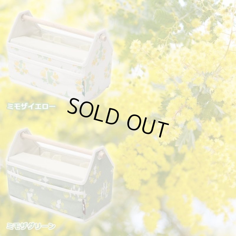 画像2: ムーミン「ミモザ柄ツ-ルバスケット」 (2)