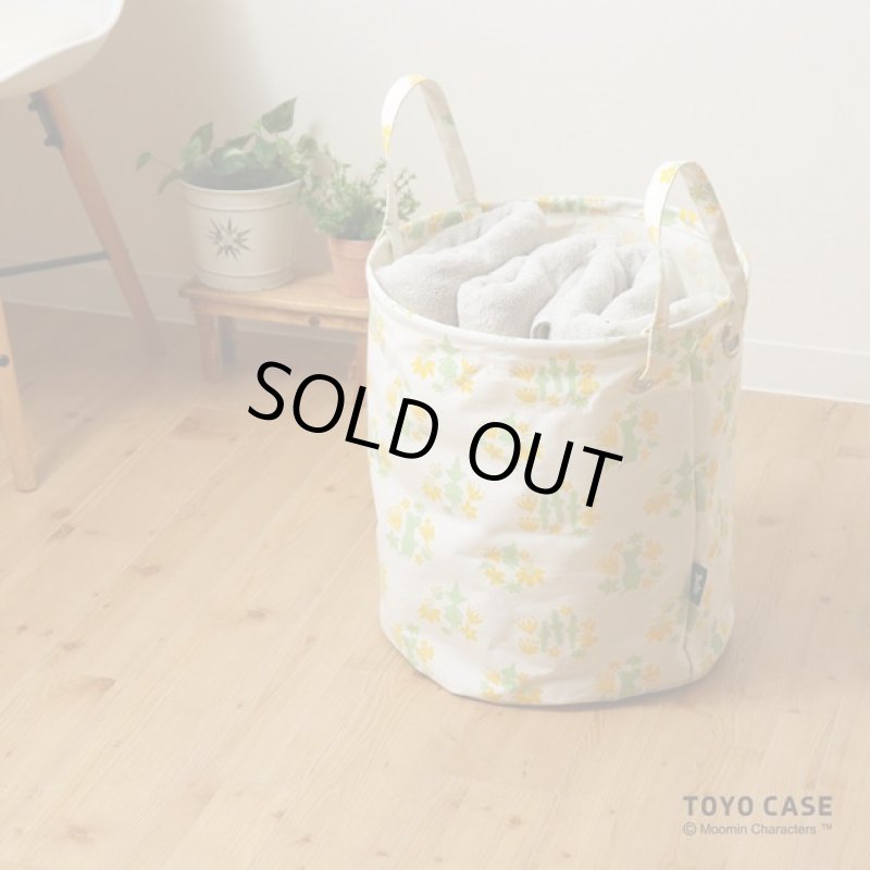 画像4: ムーミン「ミモザ柄ラウンドバスケット」 (4)