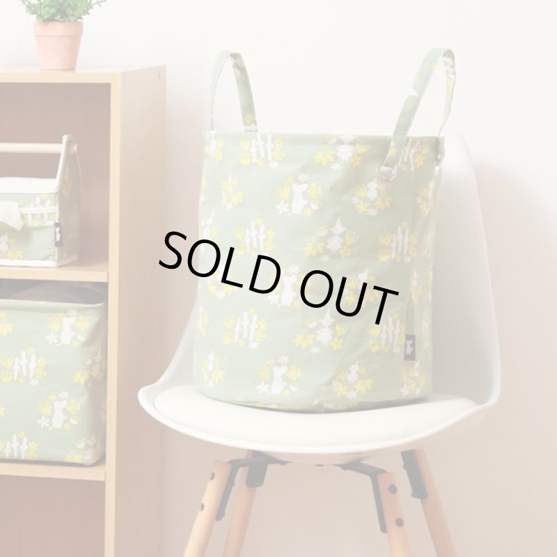 画像3: ムーミン「ミモザ柄ラウンドバスケット」 (3)