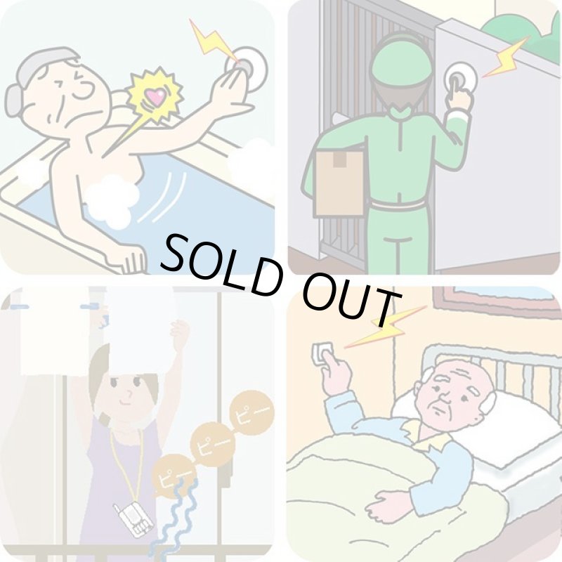 画像3: 5ヶ所携帯呼び出しチャイムセット (3)