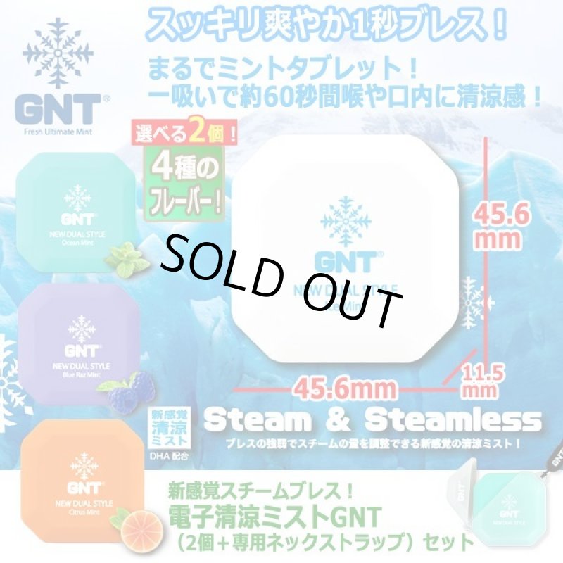 画像9: 新感覚スチームブレス!電子清涼ミストGNT(2個+専用ネックストラップ)セット (9)