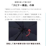 画像3: スピナー構造耐風傘「LIMスピンキャノピー」折傘65cm (3)
