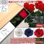 画像1: プリザーブドフラワー「V-Rose Selection Priviee ヴィローズ セレクション プリヴェ」 (1)