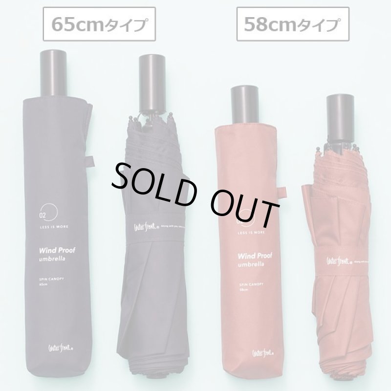 画像11: スピナー構造耐風傘「LIMスピンキャノピー」折傘58cm (11)