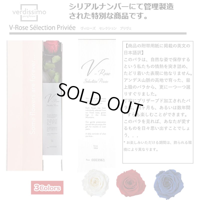 画像5: プリザーブドフラワー「V-Rose Selection Priviee ヴィローズ セレクション プリヴェ」 (5)