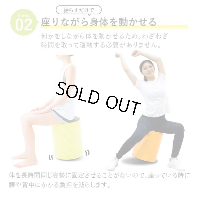 画像4: 自宅トレーニング バランスワン フィットネスチェア「ワブリー」 (4)