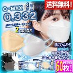 画像1: 送料無料！接触冷感KF94タイプ3D立体不織布マスク高機能99％カットフィルター2BOX（計60枚）セット (1)