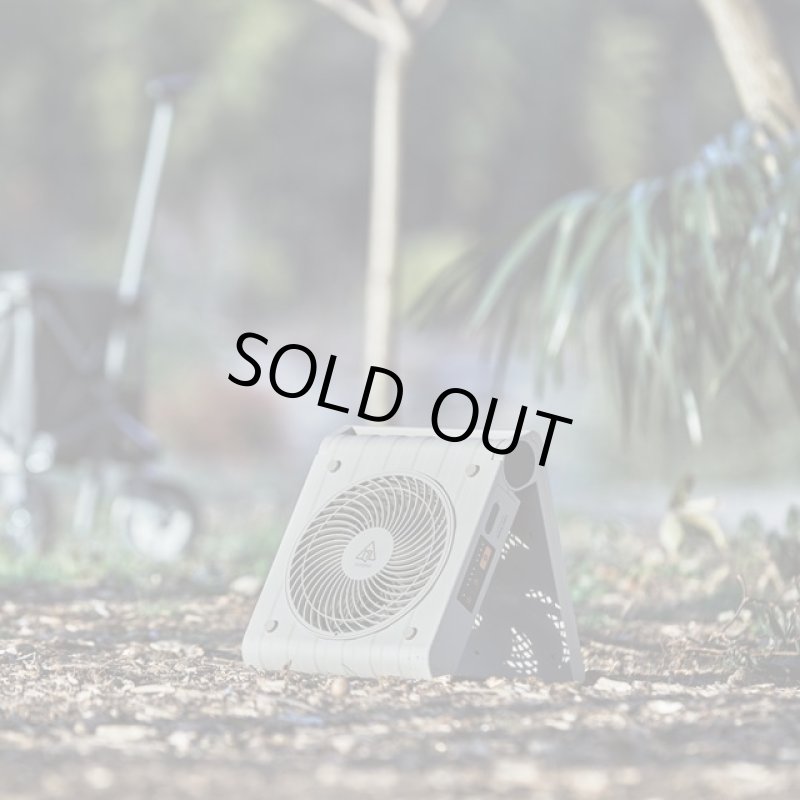 画像2: 送料無料！アウトドア・防災用ソーラーパワーファン (2)