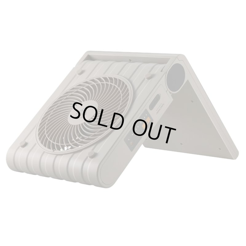 画像8: 送料無料！アウトドア・防災用ソーラーパワーファン (8)