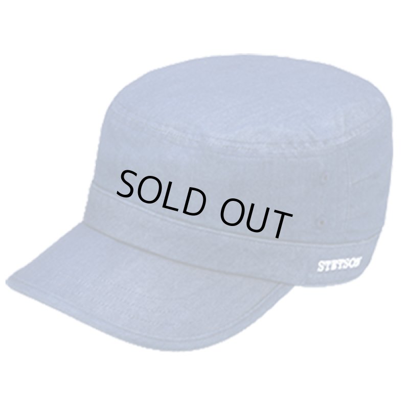 画像6: STETSON[ステットソン]クールマックスデニムドゴールキャップ-ROYAL STETSON- (6)