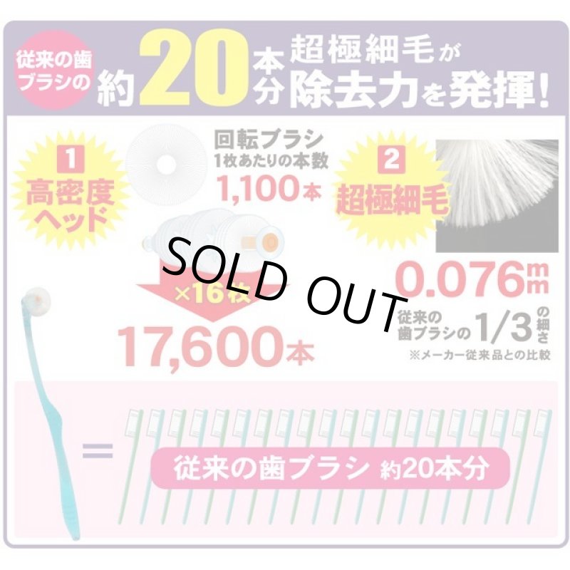 画像4: 1本3役!回転吸着歯ブラシ「クルンプレミアム匠6本セット」 (4)