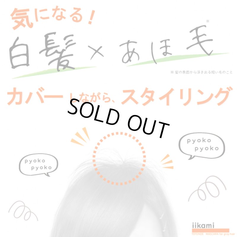 画像2: iikami[イイカミ]白髪カバー×アホ毛スタイリング トトノエマスカラ[3点] (2)