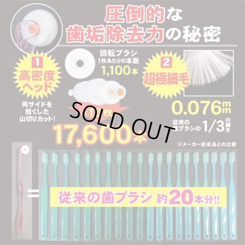 画像9: 1本3役!回転吸着歯ブラシ「クルンプレミアム匠6本セット」 (9)