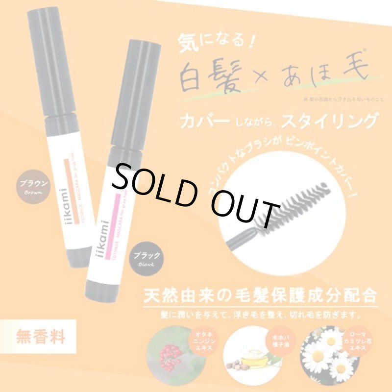 画像7: iikami[イイカミ]白髪カバー×アホ毛スタイリング トトノエマスカラ[3点] (7)