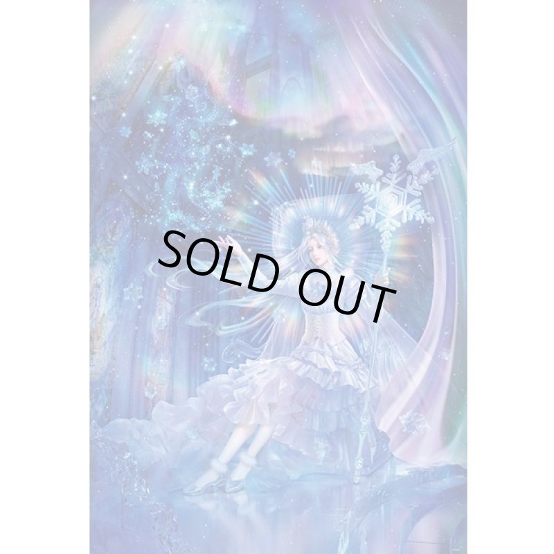 画像2: アートジグソー「貴希(タカキ)/雪のプリンセス」1000Pフレーム(白)セット (2)