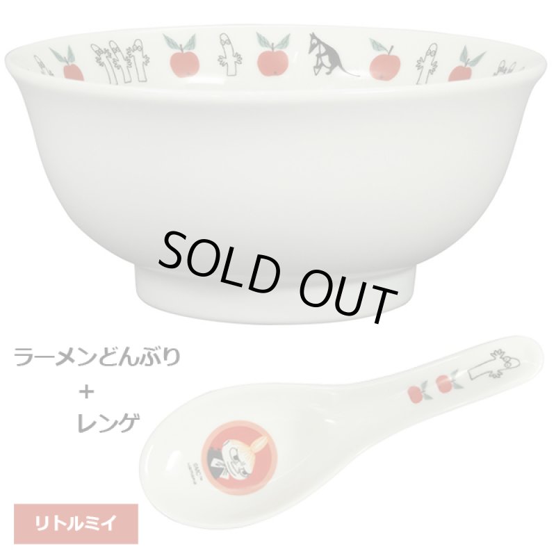 画像13: ムーミンラーメンどんぶり&レンゲセット (13)