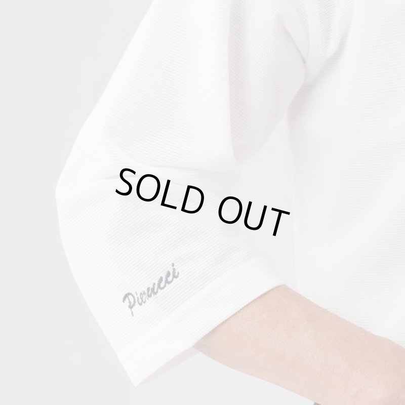 画像3: Pierucci（ピエルッチ）スキッパー襟鹿の子７分袖シャツ3色組 (3)