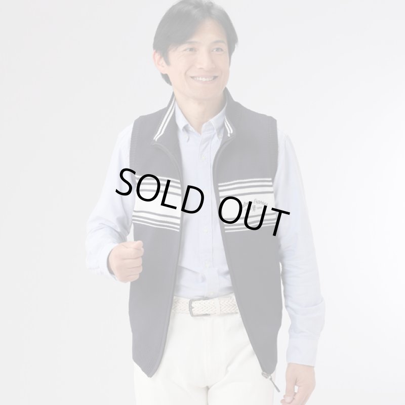 画像3: SALOON EXPRESS(サルーンエクスプレス)ワッフル編み前開きベスト2色組 (3)